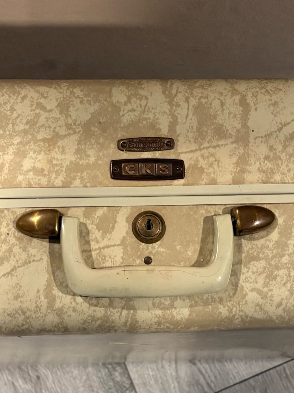 VINTAGE Samsonite Hard Shell Luggage, Mid Century Samsonite, Mid Century Luggage